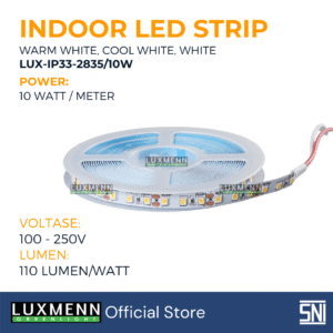 LUXMENN - LED STRIP IP33 - LUX-IP33-2835/10W 5M/Roll