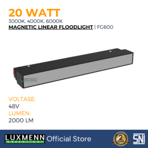 LUXMENN - LED Magnetic - LUX-FG600/20W - White / Warm White / Cool White