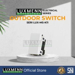LUXMENN - Switch For MS-Series - LUX-MS-K1/1 - White