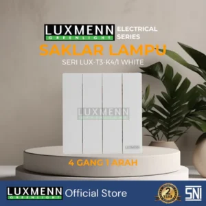LUXMENN - T3 PC-Series Switch - LUX-T3-K4/1 - White