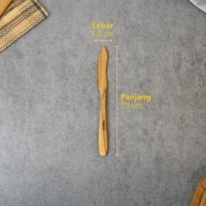 NATURA Wooden Cutlery - Pisau Selai Oreno 19 cm