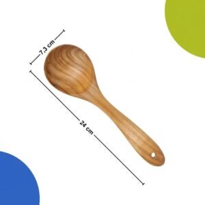 NATURA Wooden Cutlery - Sendok Sup Janeva